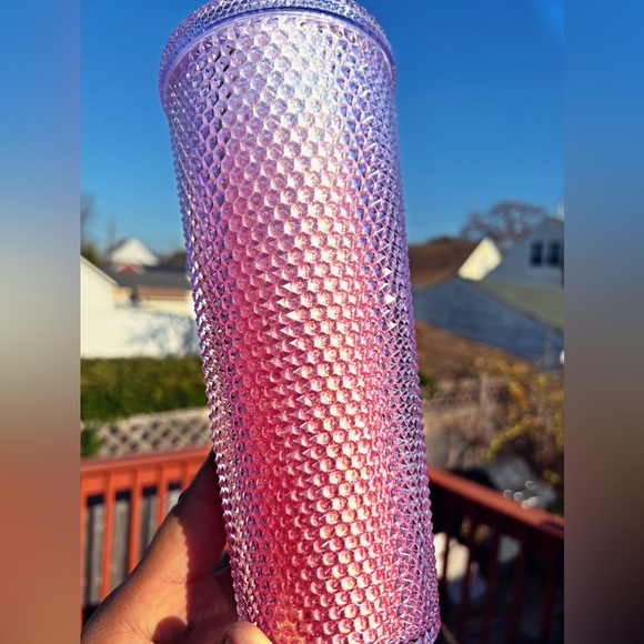 Starbucks Inspired 24oz Sakura Pink Glitter Studded Tumbler - Picture 8 of 10